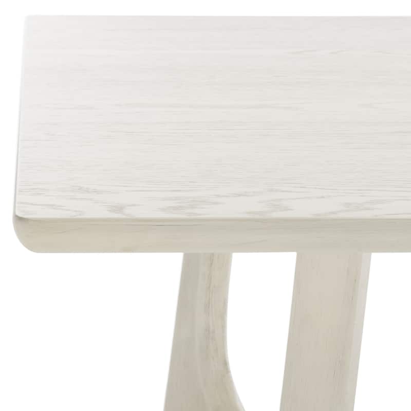 SAFAVIEH Couture Zakira Wood Rectangle Dining Table - 76 In W x 40 In D x 30 In H - 76Wx40Dx30H
