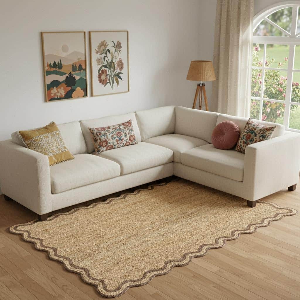 HomeRoots Solid Color Bohemian Rectangle Area Rug - 8' X 10'