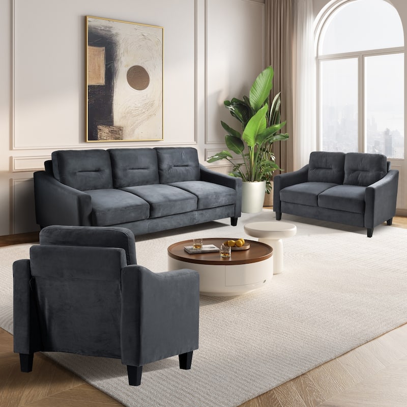 Velvet Sofa, Single, Double, Three-seat, 1+2+3 Combination Sofa Optional