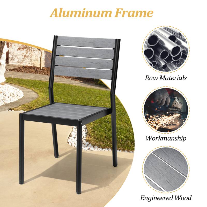Pellebant Outdoor 5/7-Piece Patio Dining Furniture Set - N/A