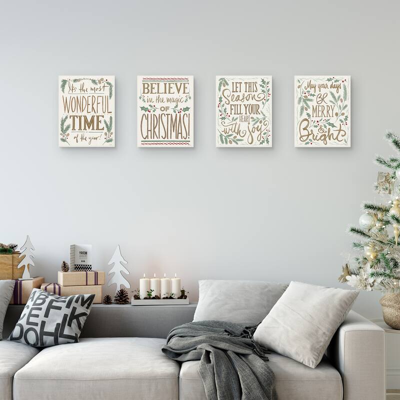 Wonderful Time I - IV Light by Anne Tavoletti Canvas Art Prints