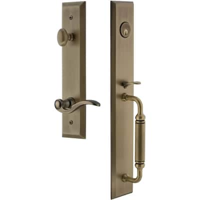 Grandeur Fifth Avenue Solid Brass Rose Right Handed Dummy "C" Grip