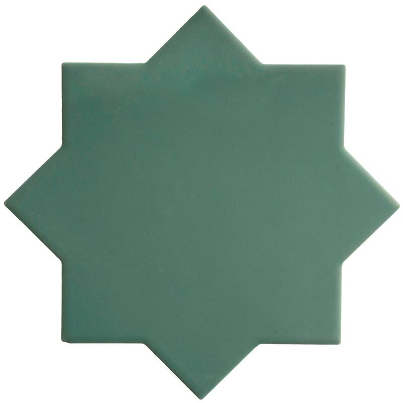 Seville 7" Star with 5" Cross Matte Porcelain Wall and Floor Tile (10.62 sq ft/case) - 68 Pack