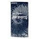 preview thumbnail 30 of 74, NFL Psychedelic Beach Towel 30" x 60" - New England Patriots
