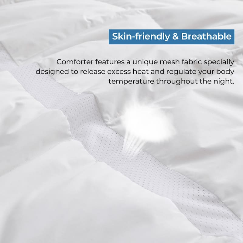 Organic Cotton Waffle Weave Bed Blanket, Breathable Textured Blanket for All Season