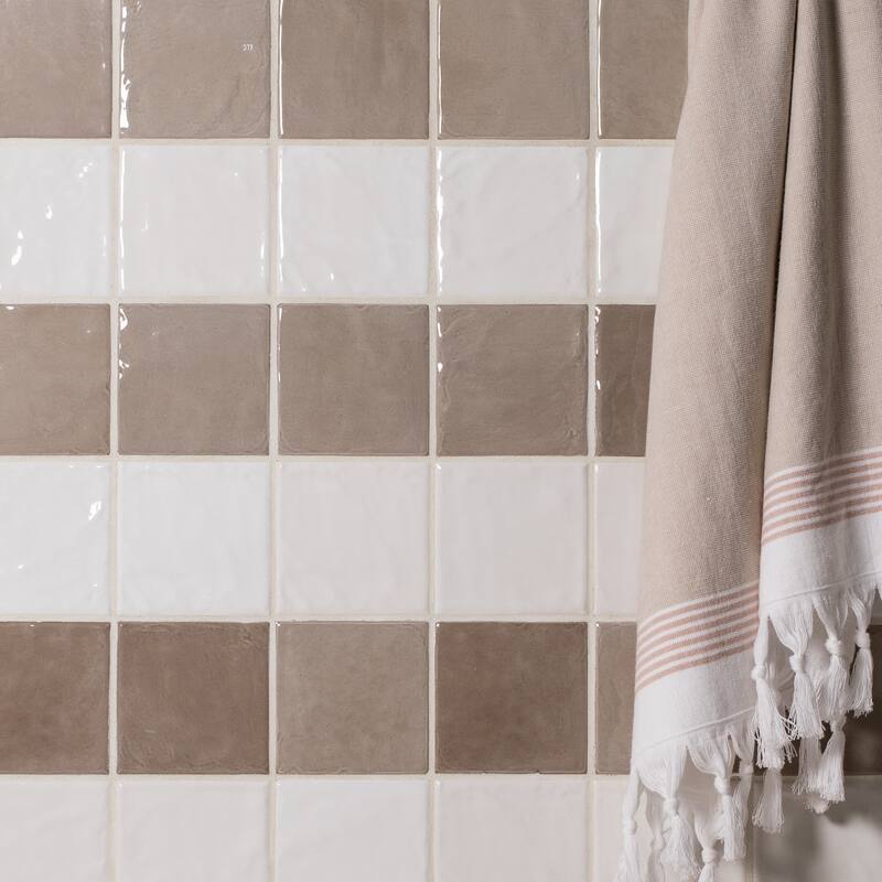 Harvest 4 in. x 4 in. Glazed Ceramic Wall Tile