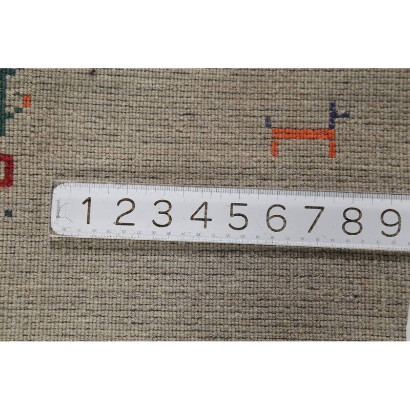 Tribal Gabbeh Oriental Area Rug Handmade Contemporary Wool Carpet - 6'7"x 9'10"