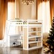 preview thumbnail 17 of 27, Full Size Loft Bed with Ladder, Shelves, and Desk