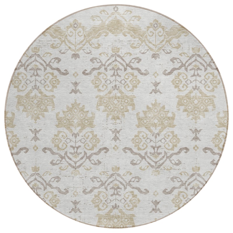 HomeRoots Oriental Transitional Rectangle Outdoor Rug