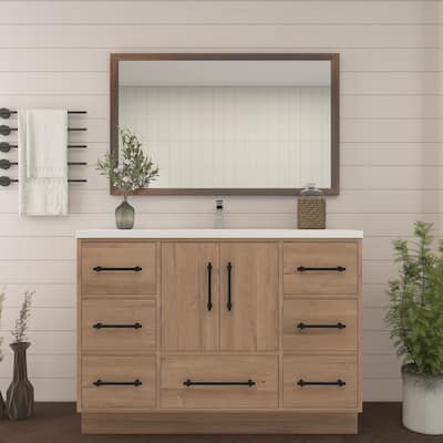 Victoria 48'' Freestanding Vanity with Reinforced Acrylic Sink - 47.5