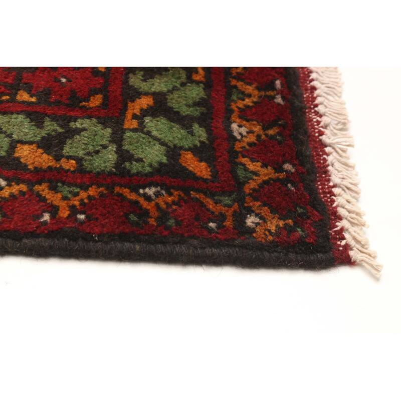 ECARPETGALLERY Hand-knotted Uzbek Kargahi Copper Wool Rug - 5'3 x 8'1