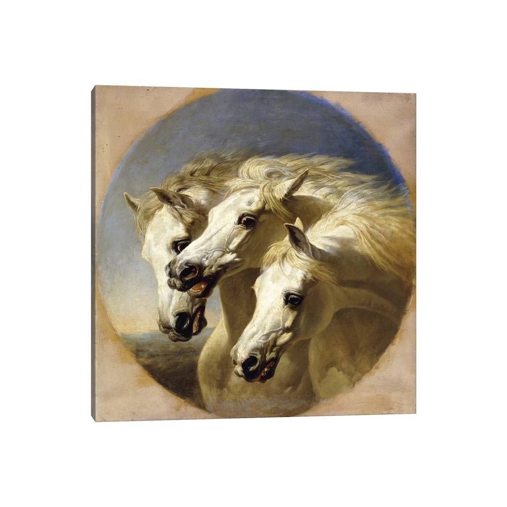 iCanvas "Pharaoh's Horses, 1848 " by John Frederick Herring Sr Canvas Print