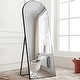 preview thumbnail 19 of 18, Modern Arched Mirror Full-Length Floor Mirror with Stand