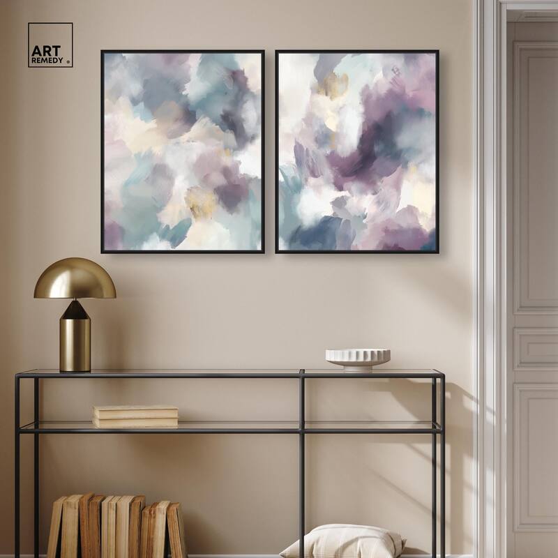 Golden Reflections Canvas Set of 2 by Art Remedy