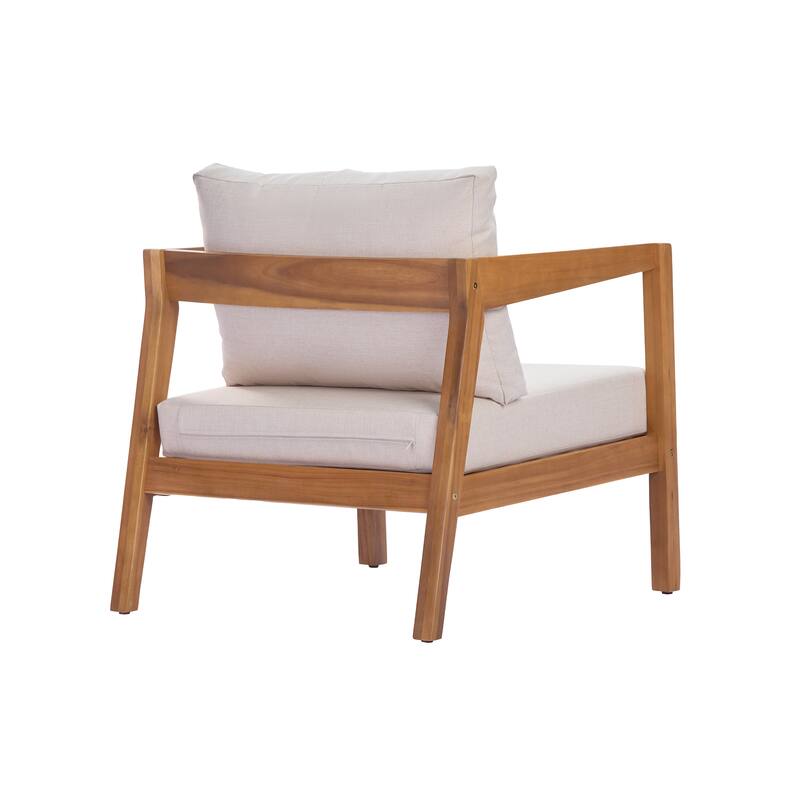 Christopher Knight Home Thalia Acacia Wood Outdoor Lounge Chair
