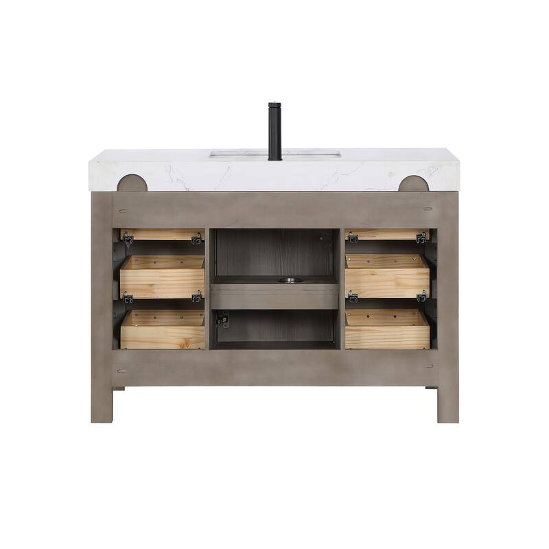 Miseno MV-703848 León 48" Free Standing Single Basin Vanity Set with