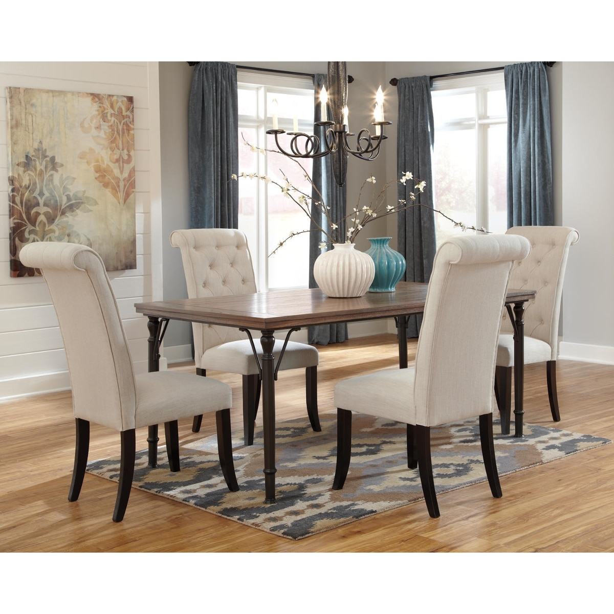 Ashley tripton dining chairs deals