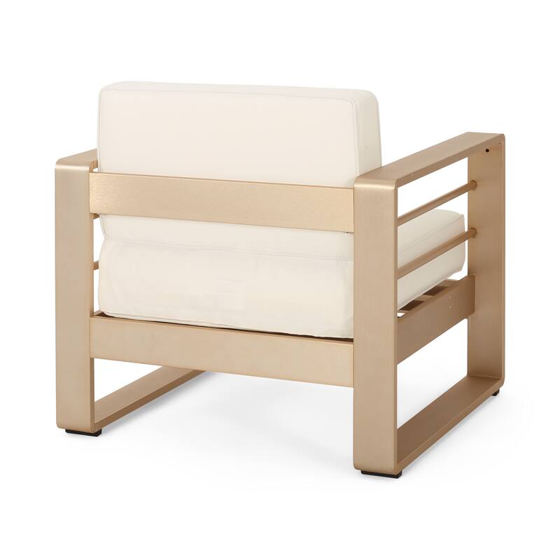 Maya Bay Aluminum Club Chairs (Set of 2) by Christopher Knight Home