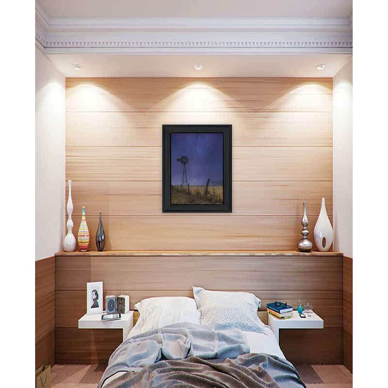 TrendyDecor4U "Starlit Night" Framed Print Wall Art