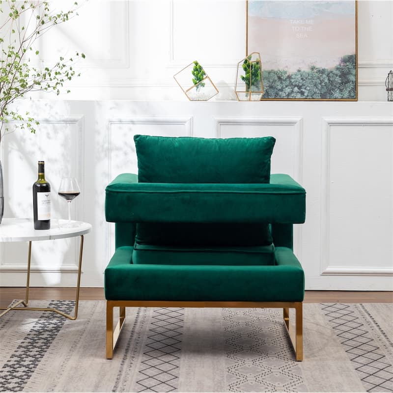 Contemporary Upholstered Accent Arm Chair