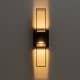 preview thumbnail 6 of 8, Modern Black Dimmable LED Outdoor Wall Sconce - 15.7 in.