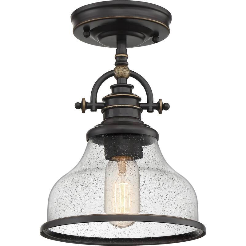 Grant 1-Light Mini Pendant in Palladian Bronze