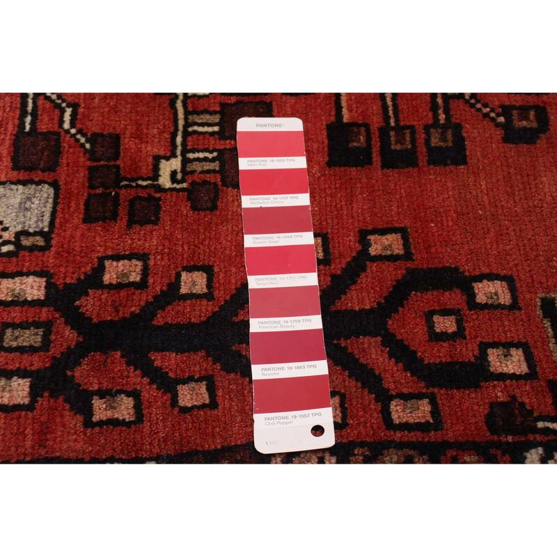 ECARPETGALLERY Hand-knotted Anadol Red Wool Rug - 3'6 x 9'6