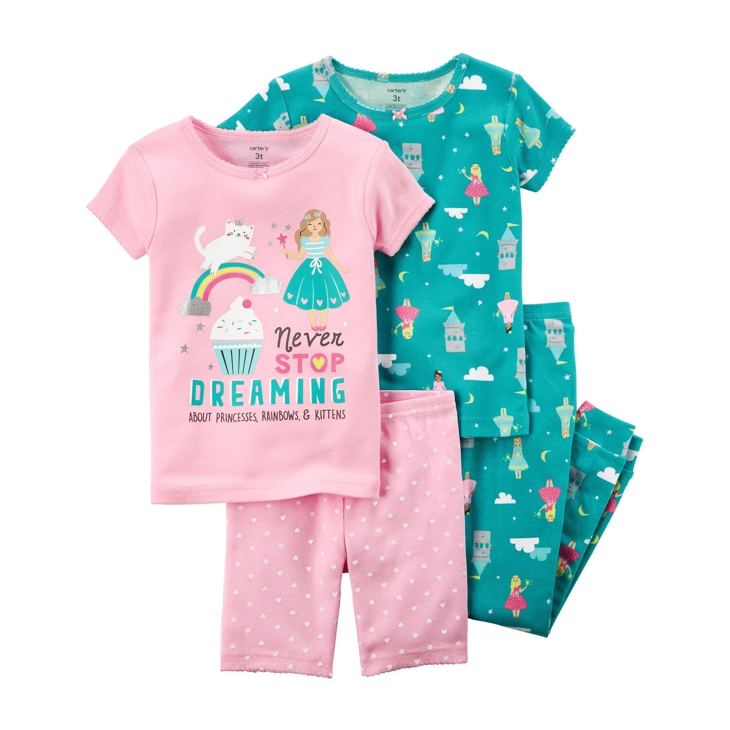 carters baby girl pjs