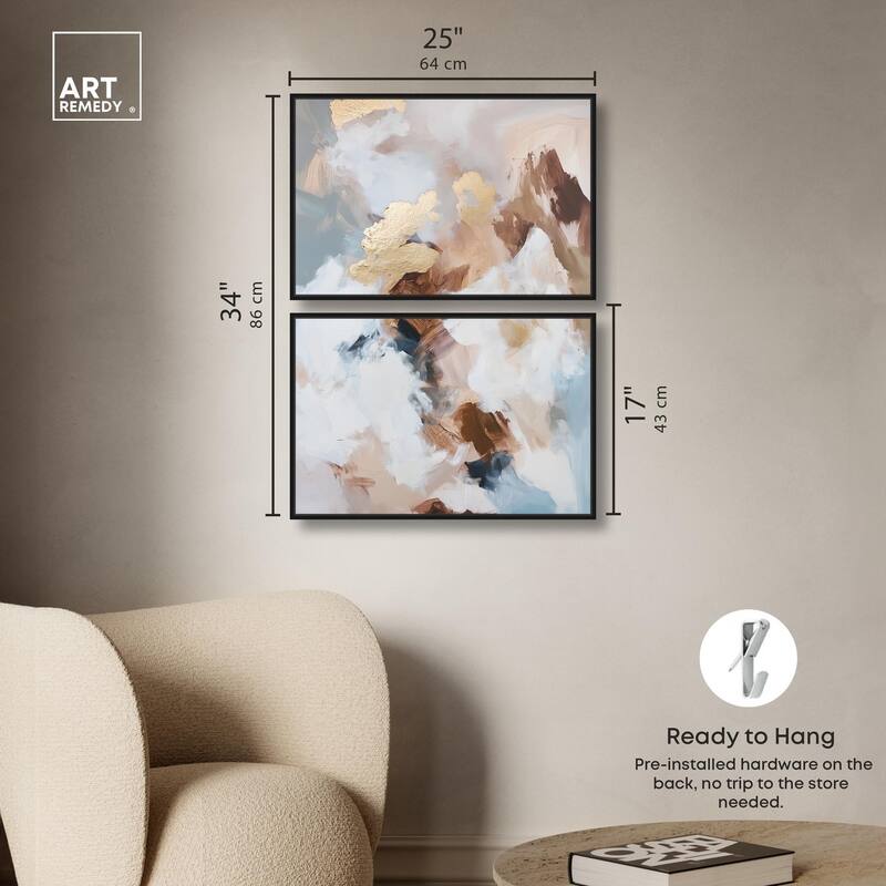 Earth's Palette II Canvas Set of 2 by Art Remedy