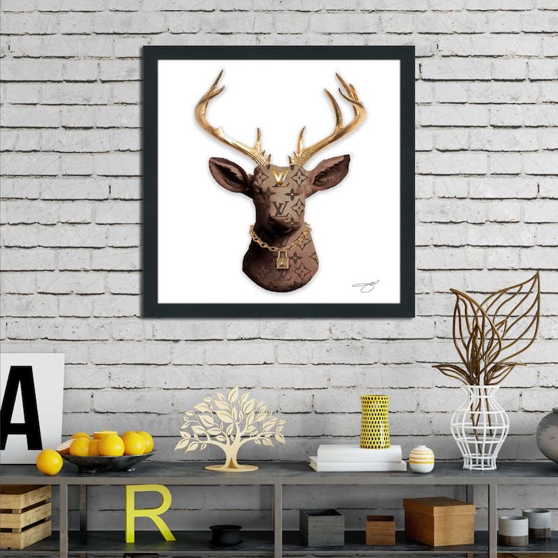 "Louis Vuitton Deer" by Jodi Print on Acrylic