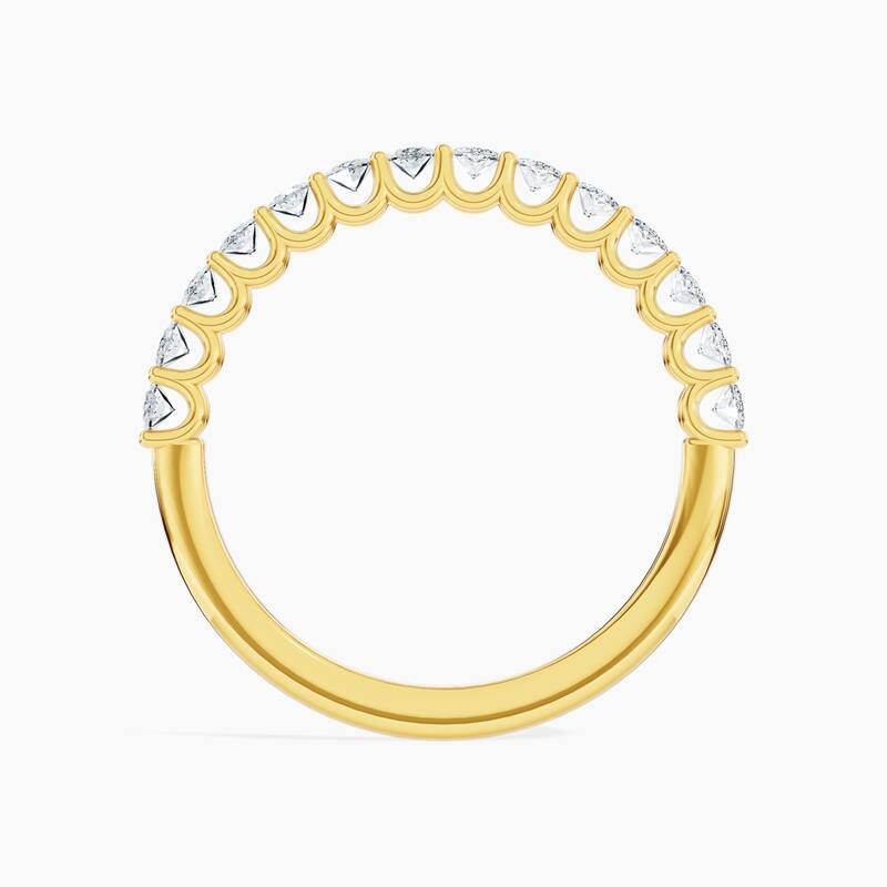 Auriya 14k Gold Marquise North-South Lab Grown Diamond Half Eternity Band 1.40 - 5.25 ct. tw. (F-G, VS)