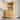 75" Tall Pine Wood Kitchen Pantry Cabinet with Glass Doors Four Drawers and Anti-Tipping Safety Features