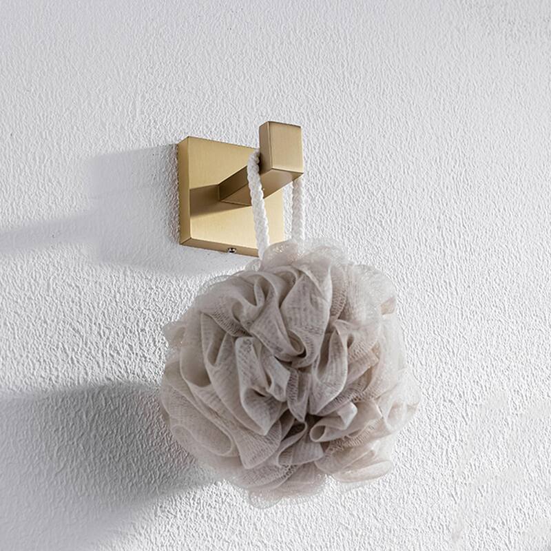 ANZZI 5-Piece Satin Brass Bathroom Accessories Set