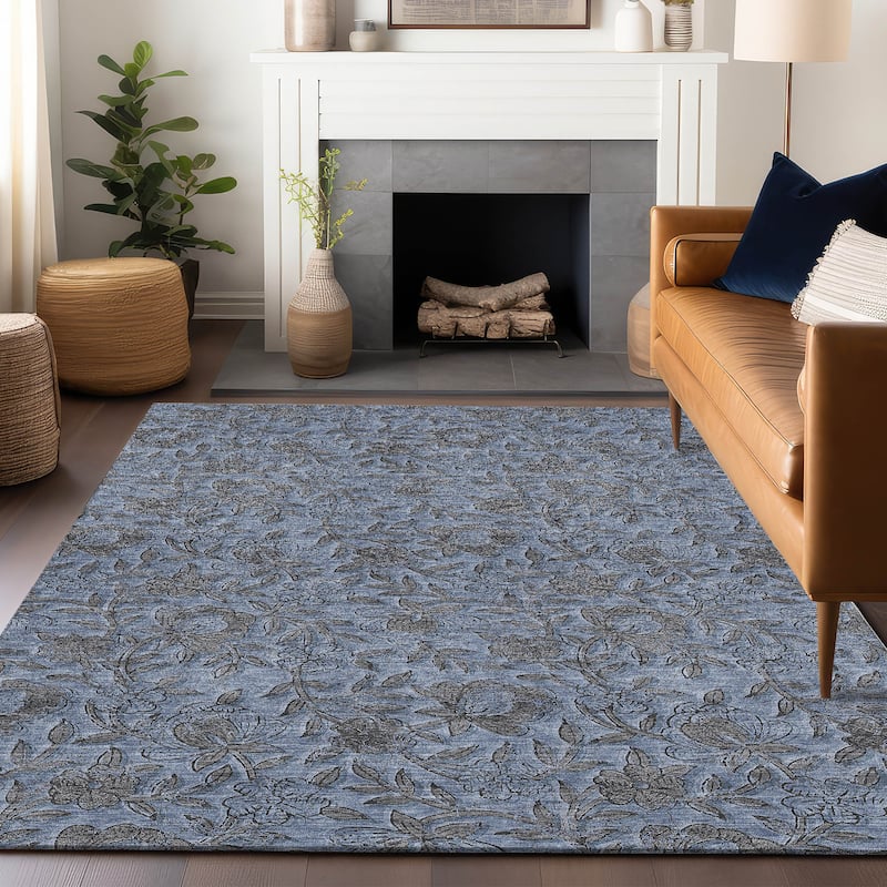 Premium Washable Super Soft Floral Mayfield Rug