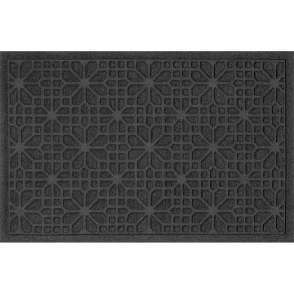 707540023 Water Guard Stained Glass Mat in Charcoal - 2 ft. x 3 ft.
