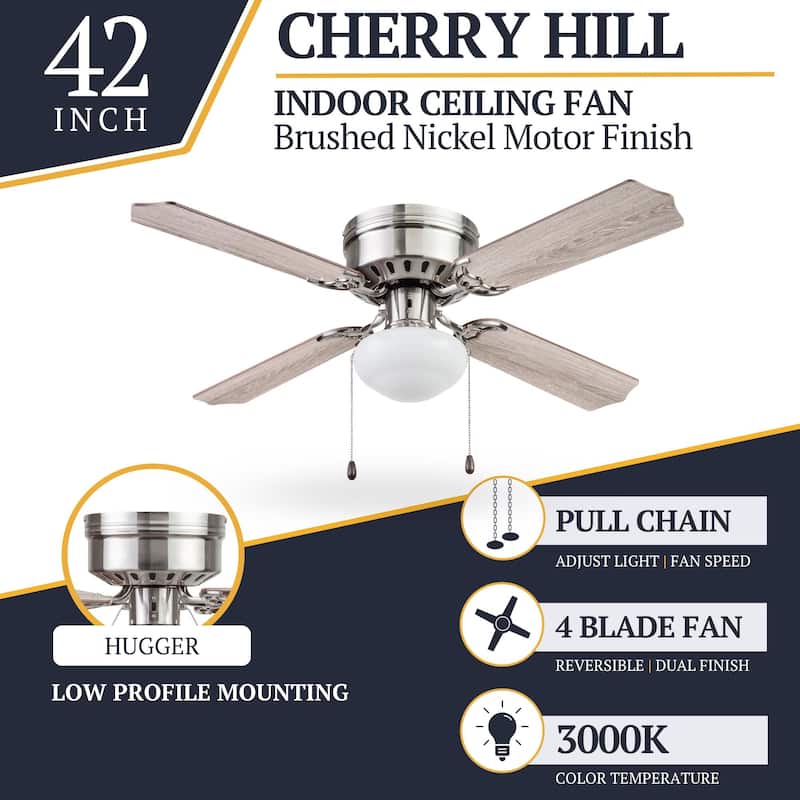 42" Prominence Home Cherry Hill Indoor Ceiling Fan, Espresso Bronze - 42