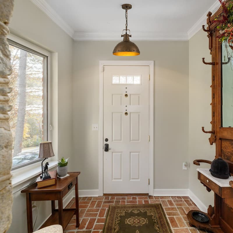 1-Light Antique Gold Chandelier 11.8in. Metal Dome Pendant Light - Antiqued Gold - 11.8''W