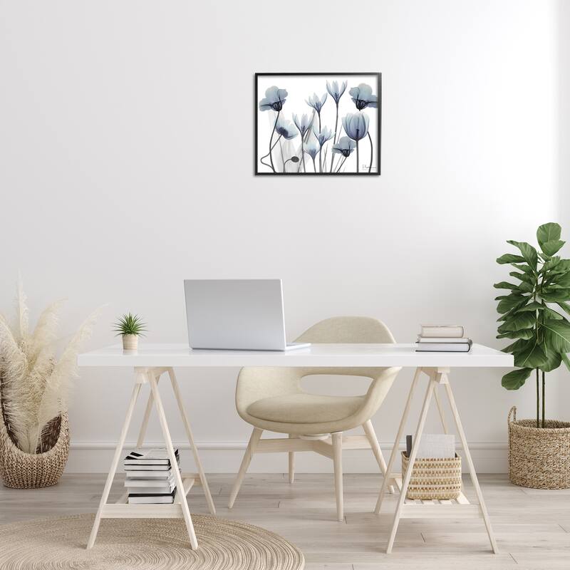 Stupell Delicate Mixed Chic Blooms Framed Giclee Art Design By Albert Koetsier