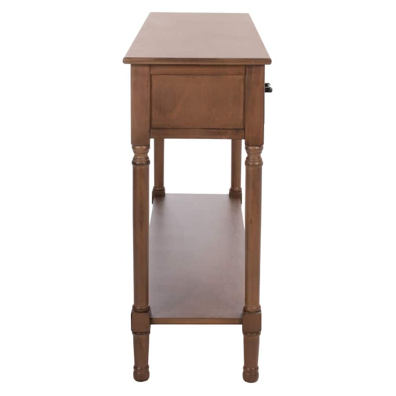 SAFAVIEH Jeanie 3-Drawer Bottom Shelf Console Table - 47.3" W x 13" L x 29.5" H - 47Wx13Dx30H