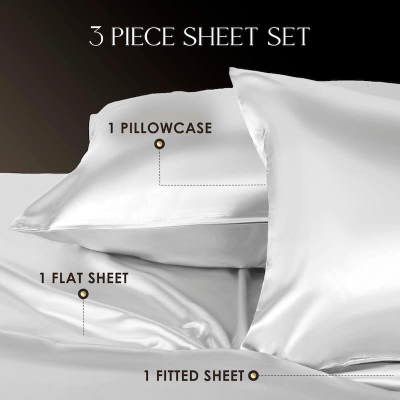 Martex Elegance Satin Merlot Sheet Set