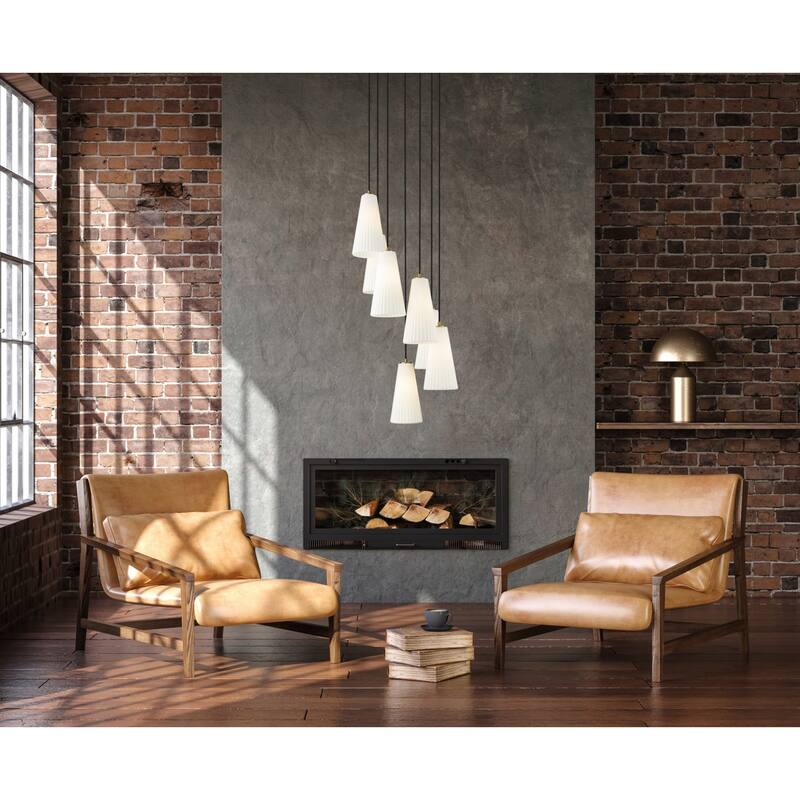 Z-Lite 3043P7-7R Farrell 7 Light 18" Wide Chandelier