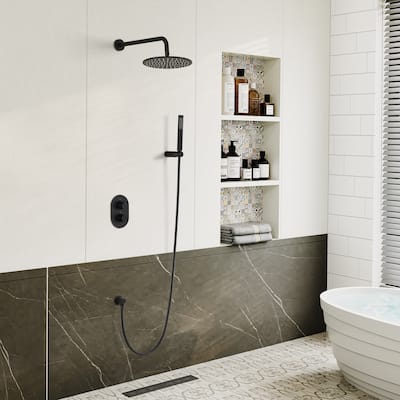 10 Inch Wall Mounted Shower System with Hand Shower