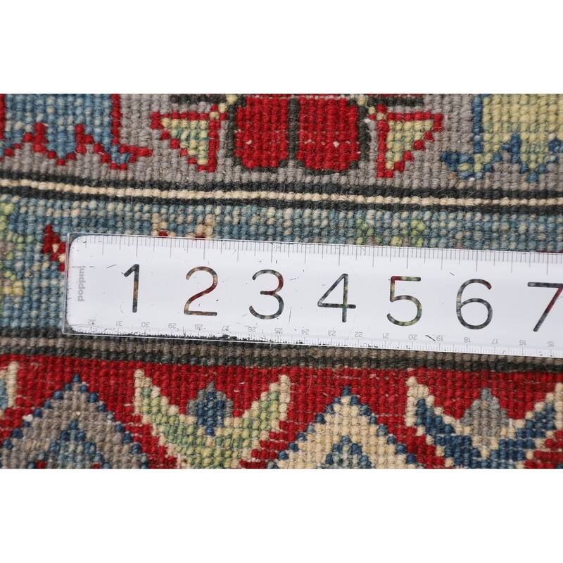 Kazak Oriental Area Rug Handmade Traditional Bedroom Wool Carpet - 6'9" x 9'9"