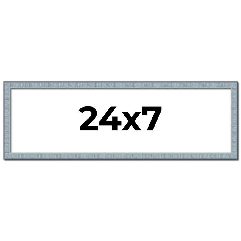 24x7 Frame Rustic Sky Blue Solid Wood Picture Frame | 0.75 Inch