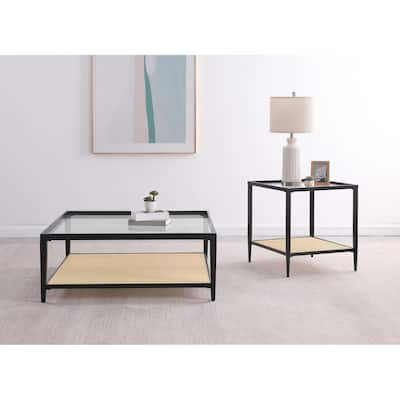 Amherst Coffee And End Table Set Black
