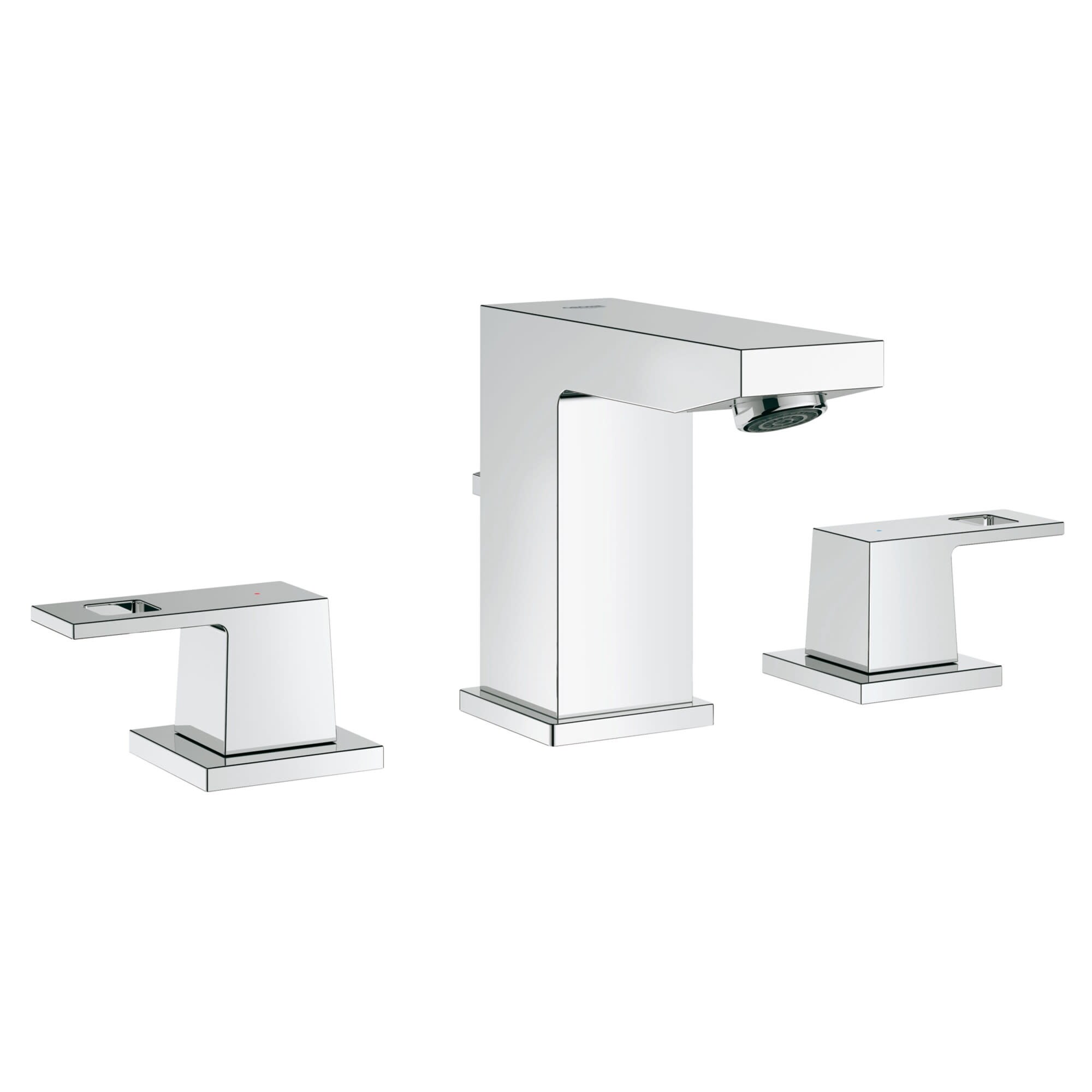 Shop Grohe 20 370 A Eurocube 1 2 Gpm Widespread Bathroom Faucet