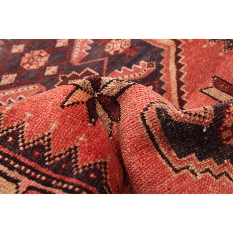 ECARPETGALLERY Hand-knotted Andelz Dark Copper Wool Rug - 3'0 x 9'1