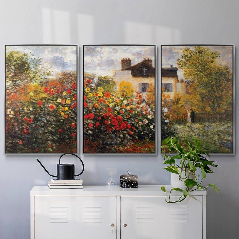 Argenteuil by Monet - Multi Piece Framed Canvas