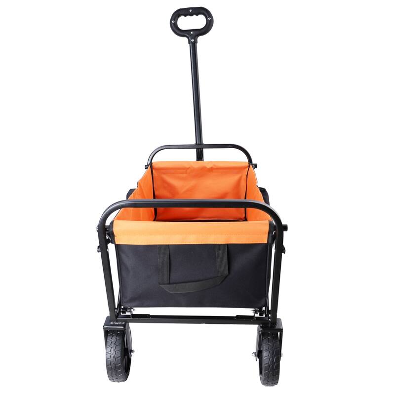 Mini Folding Wagon Garden Shopping Beach Cart