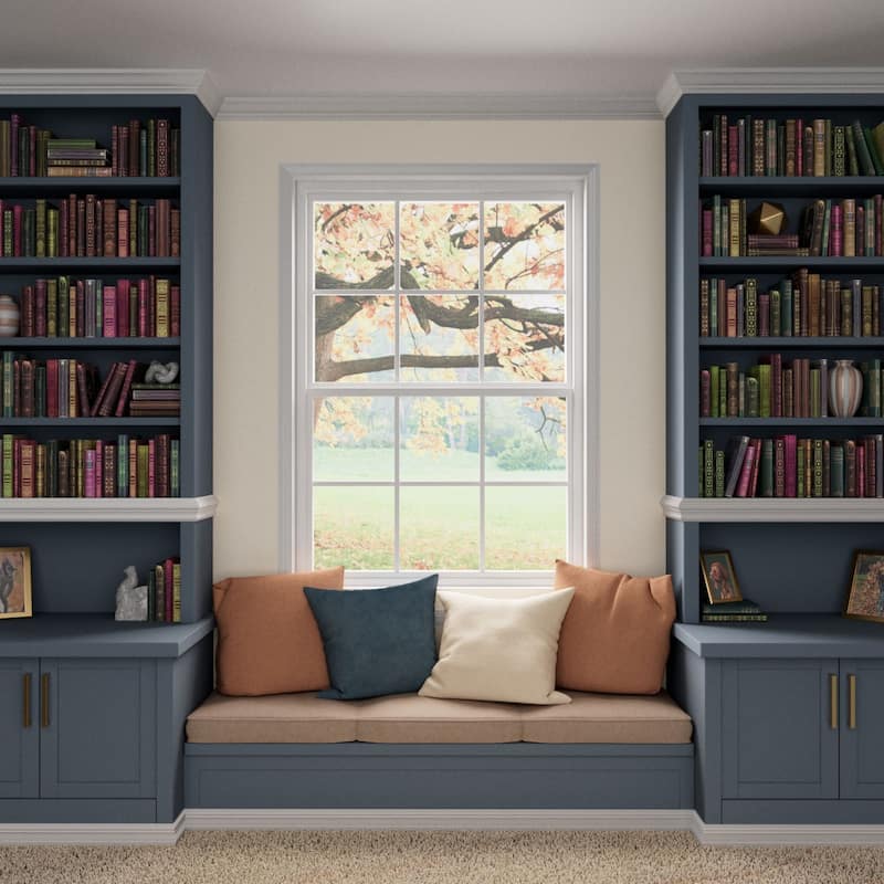 WM366 11/16-in D x 2-1/4-in W x 96-in L Americraft Solid Hardwood Stain Grade Colonial Casing Moulding